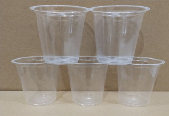 Gelas plastik bening