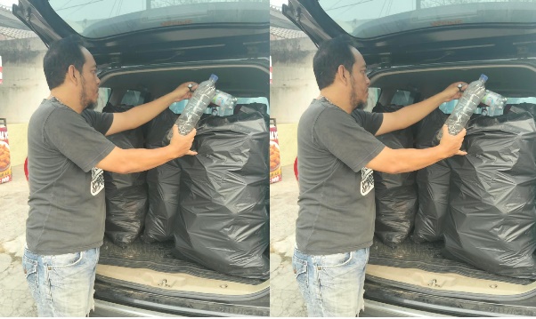 Setoran Kedua Sampah dari Warung Daeng