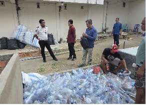 Tim Bank Sampah Graha Pena Jajaki Kerja Sama dengan Rutan Kelas 1 Palembang